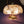 Load image into Gallery viewer, Vintage Crystal Clear Leaded Glass & Brass Flush Mount Ceiling Light 12" GS00831