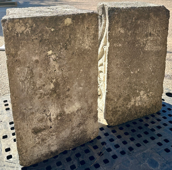 1930's Cast Concrete Sugarcoated Corbel Pair GA20472