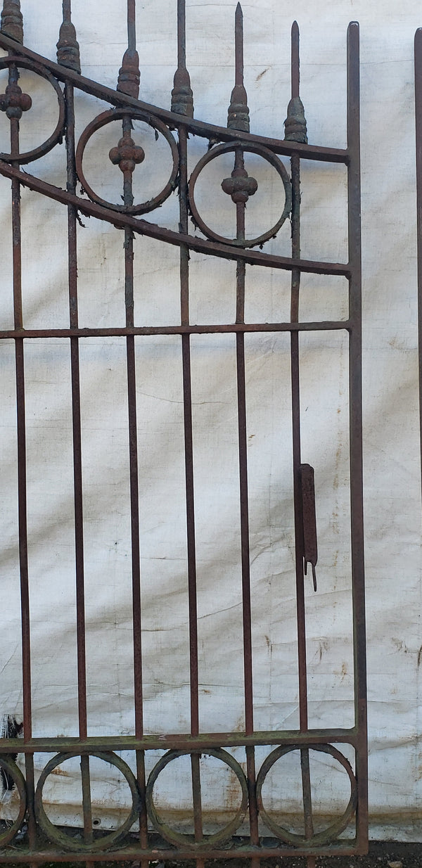 Cascading Arch Top Wrought Iron Gates 88 1/2" Wide by 88" Tall GA9613