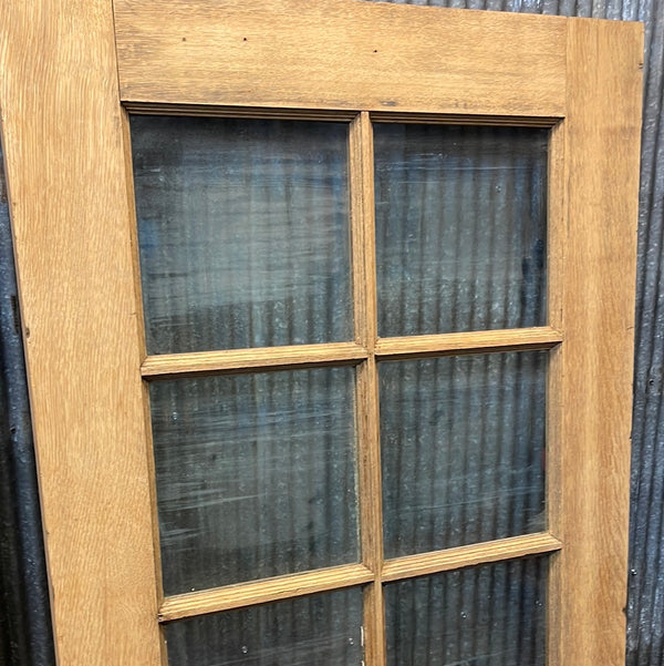 Tall 3/4 Glass & Wood Door #GA843