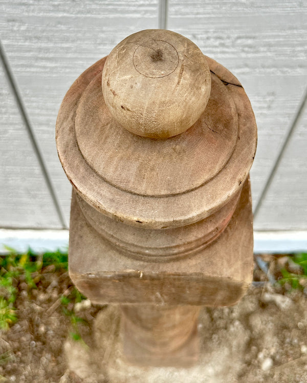 Restored Heart Pine Newel Post GA20430