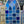 Load image into Gallery viewer, Blue Ripple Textured Glass Gothic Arch Window GA0450