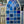 Load image into Gallery viewer, Blue Ripple Textured Glass Gothic Arch Window GA0450