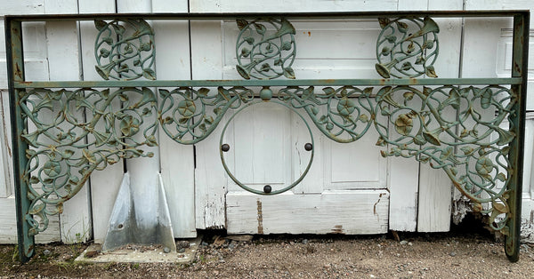 Green Patina Wrought Iron Overhead Panel GA20340