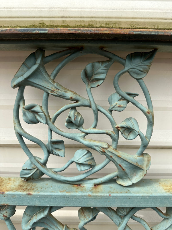 Green Patina Wrought Iron Overhead Panel GA20340