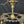 Load image into Gallery viewer, Restored Art Nouveau Brass 5-Light Chandelier GA20363