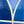 Load image into Gallery viewer, Blue Ripple Textured Glass Gothic Arch Window GA0450