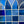 Load image into Gallery viewer, Blue Ripple Textured Glass Gothic Arch Window GA0450