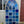 Load image into Gallery viewer, Blue Ripple Textured Glass Gothic Arch Window GA0451