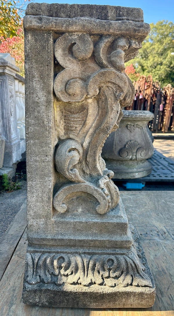 Ornate Concrete Garden Pedestals - 7 Available GA20471