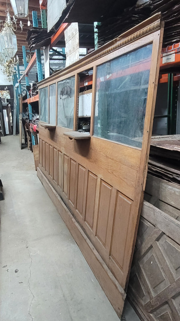 1900's Wood & Glass Pawnbrokers Office Front Panel Set GS00632
