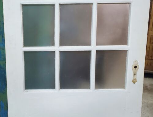 Frosted 12-lite 1 Panel Glass Door GAM0107