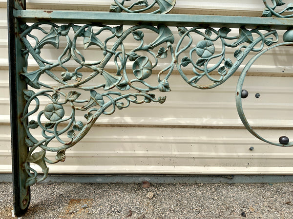 Green Patina Wrought Iron Overhead Panel GA20340