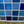 Load image into Gallery viewer, Blue Ripple Textured Glass Gothic Arch Window GA0450