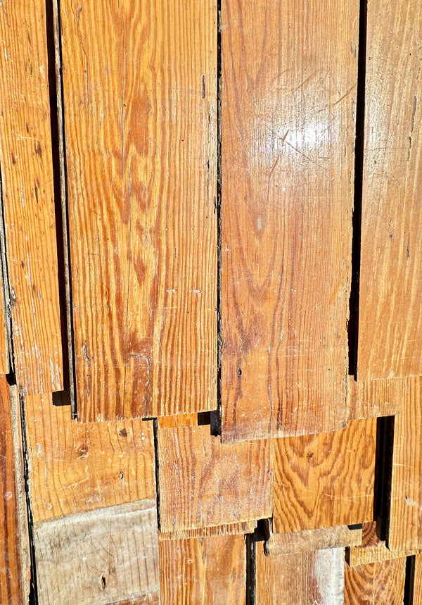 Early 1800s 5/4" Thick Heart Pine Flooring GA20396