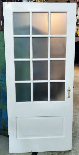 Frosted 12-lite 1 Panel Glass Door GAM0107