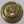 Load image into Gallery viewer, Original Civil War Raised Embossed Horse Bridle Rosette in Brass 2 1/4" GS00814