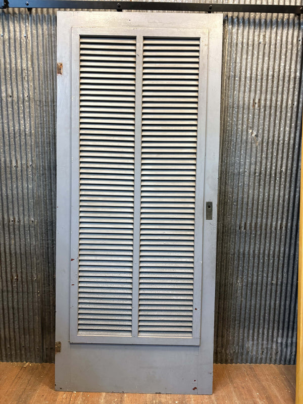 Grey Louvered Door GS6061