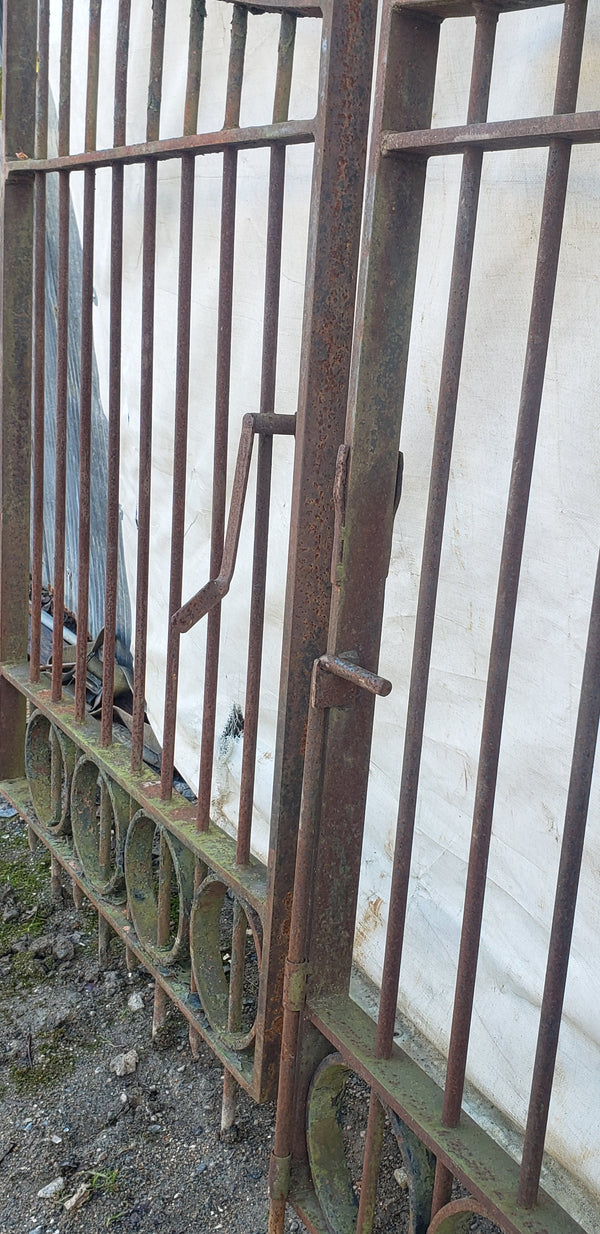 Cascading Arch Top Wrought Iron Gates 88 1/2" Wide by 88" Tall GA9613