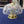 Load image into Gallery viewer, Vintage Crystal Clear Leaded Glass & Brass Flush Mount Ceiling Light 12" GS00831