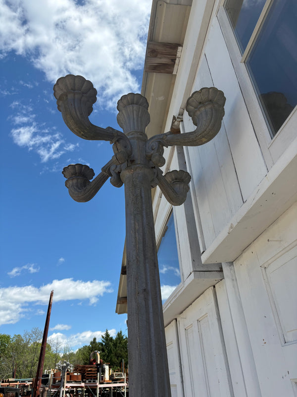 Cast Aluminum Five-Light Globe Post GS6006