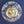 Load image into Gallery viewer, Vintage Crystal Clear Leaded Glass & Brass Flush Mount Ceiling Light 12" GS00831