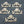 Load image into Gallery viewer, Set of 5 Wide Stationary Scroll Drawer Pulls 6" x 4" GS00791