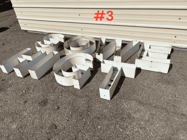 Tin Neon Letter Cans - 3 Sizes Available GA20465