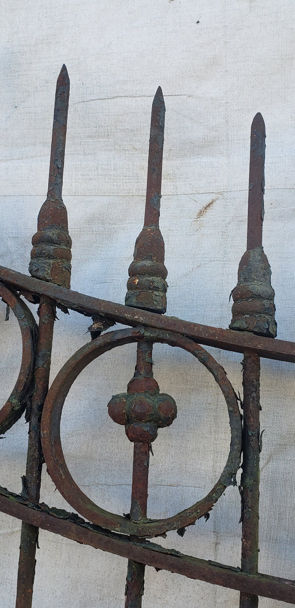 Cascading Arch Top Wrought Iron Gates 88 1/2" Wide by 88" Tall GA9613