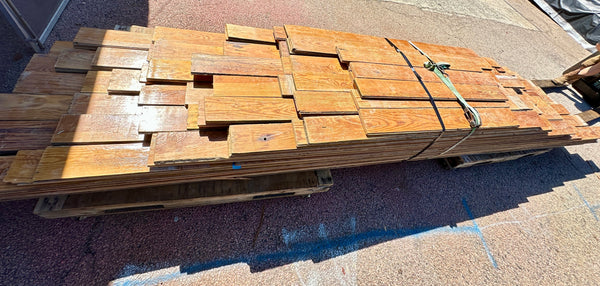 Early 1800s 5/4" Thick Heart Pine Flooring GA20396