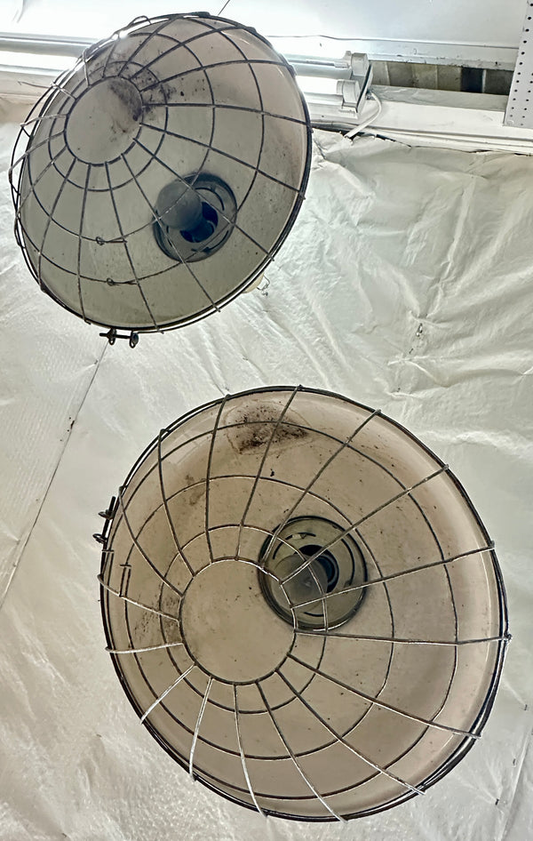Vintage Industrial Pendant Lights - 2 Available GA20398