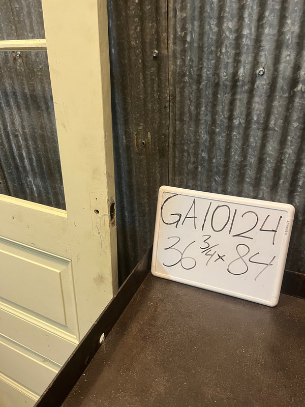 6 Panel Glass 2 Raised Panel Door 38 3/4" x 84" GA10124