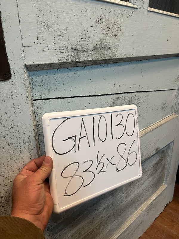 2 Panel Chicken Wire Glass Door 83 1/2 x 86 GA10130