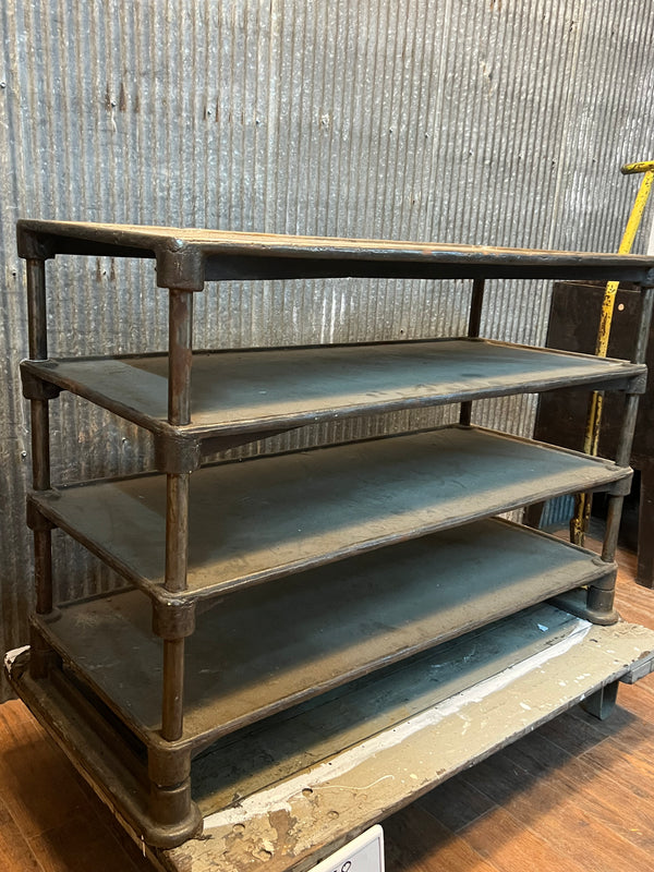 4 Tier Cast Iron Industrial Shelving GA10158