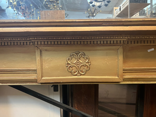 Monumental Gilded Fireplace Mantel & Mirror GA10159