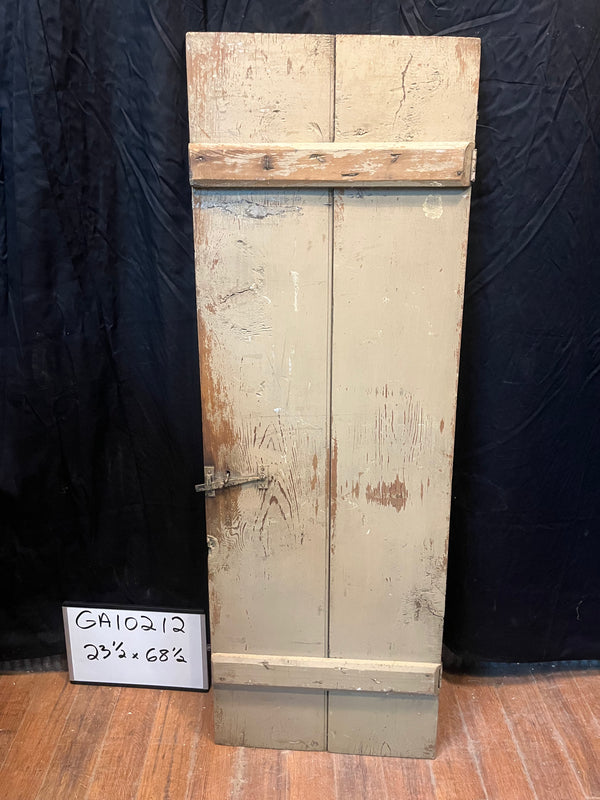 Barn door with latch  23 1/2 x 68 1/2  GA10212