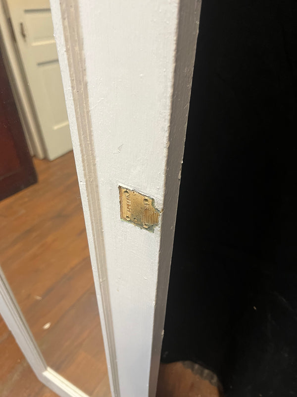 Interior White Single Panel Skinny Door w/ mirror 16" x 71 3/4" GA10220