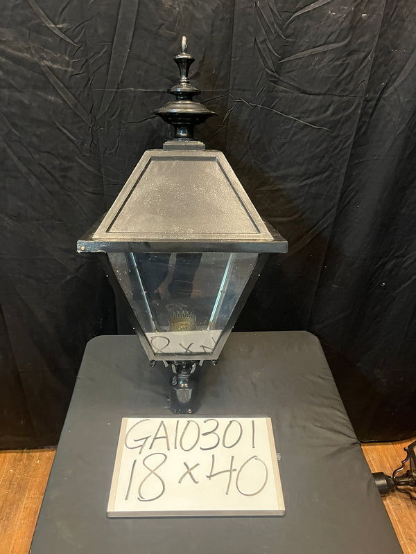 Cast Aluminum Street Light w/ Single Bulb Configuration (3) Set GA10301