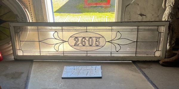 Leaded Glass Transom Window GA10321