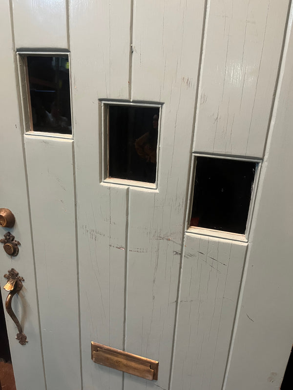 2 Pc Set Arched Door & Glass Pane Door GA10488