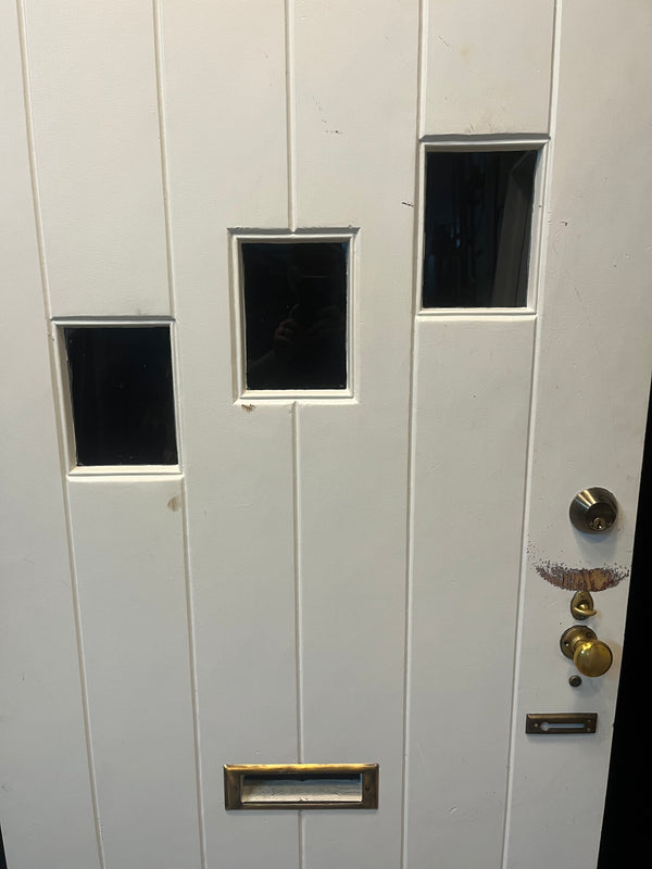 2 Pc Set Arched Door & Glass Pane Door GA10488