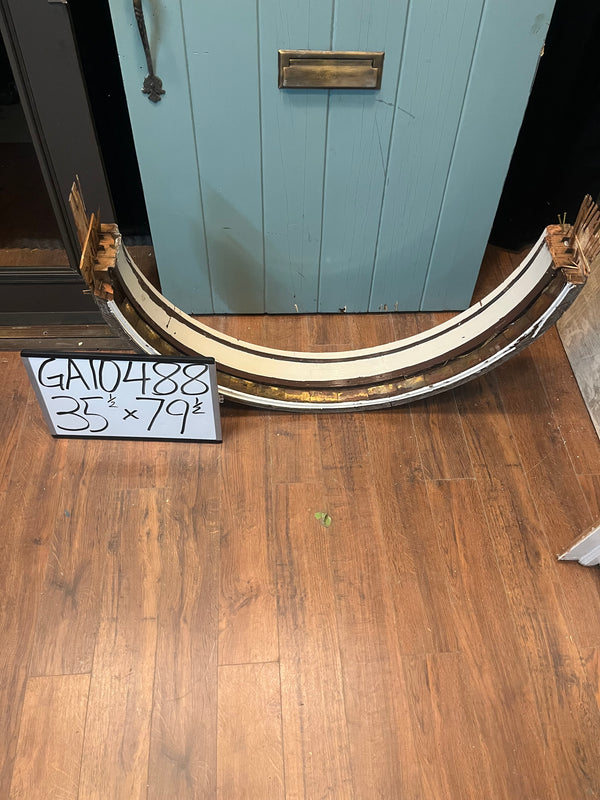 2 Pc Set Arched Door & Glass Pane Door GA10488