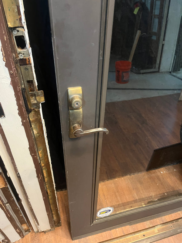 2 Pc Set Arched Door & Glass Pane Door GA10488