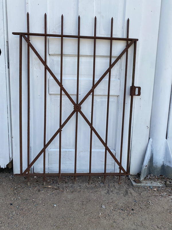 Antique Iron Gate GS20205 - 31 3/4" wide x 47 1/2" tall