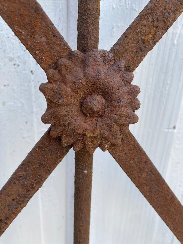 Antique Iron Gate GS20205 - 31 3/4" wide x 47 1/2" tall