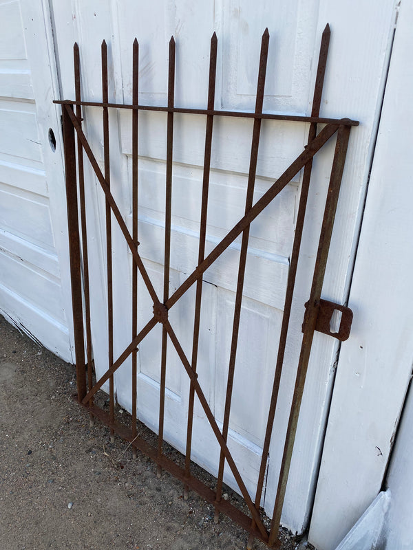 Antique Iron Gate GS20205 - 31 3/4" wide x 47 1/2" tall