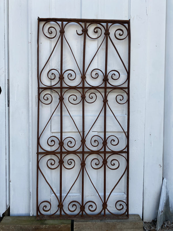 Antique Iron Gate GS20208 - 24" wide x 52 1/2" tall