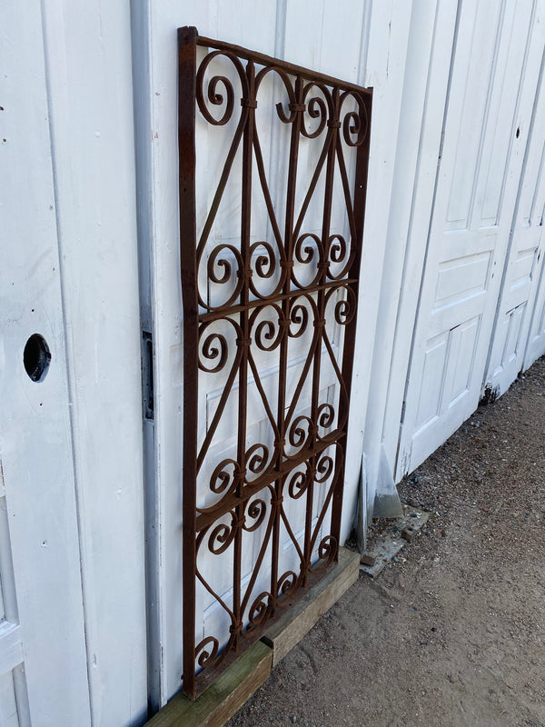 Antique Iron Gate GS20208 - 24" wide x 52 1/2" tall
