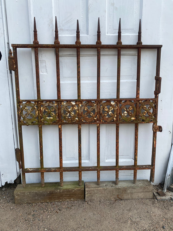 Antique Iron Gate GS20212 - 35 1/2" wide x 42" tall