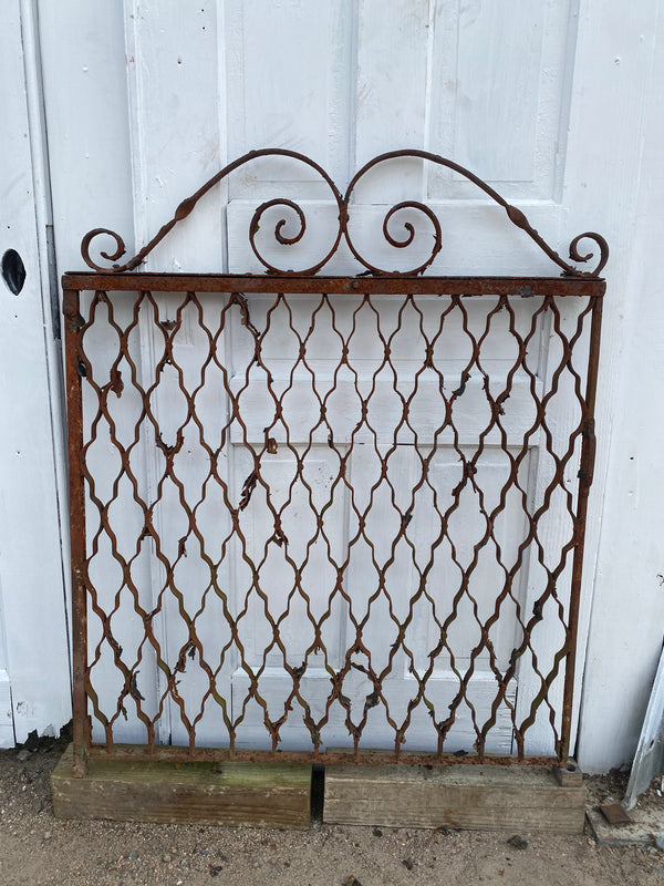 Antique Iron Gate GS20215 - 33 1/2" wide x 41 1/4" tall